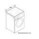 Siemens iQ500 WU14UT7XES lavatrice Caricamento frontale 9 kg 1400 Giri/min Acciaio inossidabile 3