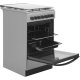 Indesit IS5G5PHX/PO cucina Gas Nero, Acciaio inox 4