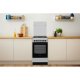 Indesit IS5G5PHX/PO cucina Gas Nero, Acciaio inox 5
