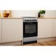 Indesit IS5G5PHX/PO cucina Gas Nero, Acciaio inox 6