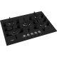 Whirlpool GOWL 728/NB piano cottura Nero Da incasso Gas 5 Fornello(i) 4