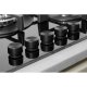 Whirlpool GOWL 728/NB piano cottura Nero Da incasso Gas 5 Fornello(i) 18