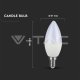 V-TAC VT-2106 lampada LED Bianco caldo 2700 K 5,5 W E14 G 7