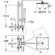 GROHE Vitalio Joy System 230 sistema di doccia Cromo 3