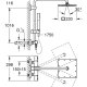 GROHE Vitalio Joy System 230 sistema di doccia Cromo 3