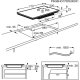 AEG IAE74841FB Nero Da incasso 71 cm Piano cottura a induzione 4 Fornello(i) 8