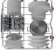 Hotpoint Ariston Lavastoviglie da incasso HIC 3C26 CW 16