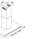 Falmec Lumen Cappa aspirante a parete Acciaio inox 600 m³/h 3