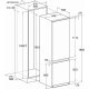 Hotpoint Ariston BCB 33 AA E S I frigorifero con congelatore Da incasso 270 L Bianco 3