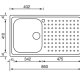 CM Punto Plus 86x50 1V Lavello ad incasso Rettangolare Acciaio inox 3