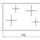 Elleci Leaf 80 Bianco Da incasso 77 cm Piano cottura a induzione 4 Fornello(i) 3