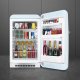 Smeg FAB10HRPB2 frigorifero Libera installazione 130 L F Blu 3