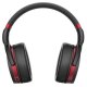 Sennheiser HD 458BT Auricolare Con cavo e senza cavo A Padiglione MUSICA USB tipo-C Bluetooth Nero, Rosso 5