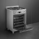 Smeg Symphony C6GMX9 cucina Elettrico Gas Acciaio inox 5
