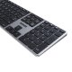 Kanex K166-1102-AL tastiera Universale Bluetooth QWERTY Inglese Alluminio 3