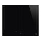 Smeg Universal SIM3643D piano cottura Nero Da incasso 60 cm Piano cottura a induzione 4 Fornello(i) 3