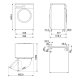 Smeg LBP3T84PIT lavatrice Caricamento frontale 8 kg 1330 Giri/min Bianco 3