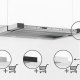 Bosch Serie 6 DFR067T51 cappa aspirante Semintegrato (semincassato) Acciaio inox 392 m³/h 6