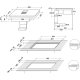 Whirlpool piano cottura con cappa - WVH 92 K 15
