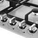 Grundig GIGA6234250X piano cottura Acciaio inox Da incasso 60 cm Gas 4 Fornello(i) 4