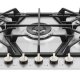 Grundig GIGA7235260XE piano cottura Acciaio inox Da incasso 75 cm Gas 5 Fornello(i) 6