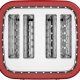 Grundig TA7870R tostapane 5 4 fetta/e 800 W Rosso 5