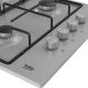 Beko CIHYG21SX piano cottura Acciaio inox Da incasso 60 cm Gas 4 Fornello(i) 5