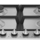 Beko HIAG64325SX piano cottura Acciaio inox Da incasso 60 cm Gas 4 Fornello(i) 4