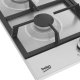 Beko HIAG64325SX piano cottura Acciaio inox Da incasso 60 cm Gas 4 Fornello(i) 6