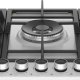 Beko HIAW75225SXE piano cottura Acciaio inox Da incasso 75 cm Gas 5 Fornello(i) 4