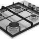 Beko HIBG64125SX piano cottura Acciaio inox Da incasso 60 cm Gas 4 Fornello(i) 3