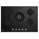 Beko HILW75222S Nero Da incasso 75 cm Gas 5 Fornello(i) 8