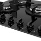 Beko HILW75322S piano cottura Nero Da incasso 75 cm Gas 5 Fornello(i) 5