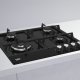 Beko HQAW64225SB piano cottura Nero Da incasso 60 cm Gas 4 Fornello(i) 3