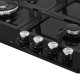 Beko HQAW64225SB piano cottura Nero Da incasso 60 cm Gas 4 Fornello(i) 6
