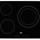 Beko HQC63402E piano cottura Nero Da incasso 60 cm Ceramica 3 Fornello(i) 4