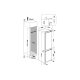 Hotpoint Ariston Frigorifero combinato ad incasso BCB 7030 E C O31 16