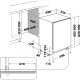Whirlpool WIC 3C34 PFE S A scomparsa totale 14 coperti D 15