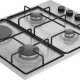 Beko HIGM 64123 SX piano cottura Acciaio inox Da incasso 60 cm Combi 4 Fornello(i) 3