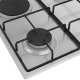 Beko HIGM 64123 SX piano cottura Acciaio inox Da incasso 60 cm Combi 4 Fornello(i) 6