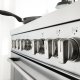 De’Longhi PRO 96 GVW cucina Cucina freestanding Elettrico/Gas Gas Acciaio inossidabile, Bianco A 5