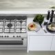 De’Longhi PRO 96 GVW cucina Cucina freestanding Elettrico/Gas Gas Acciaio inossidabile, Bianco A 9