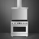 Smeg Master Mista Cucina freestanding Elettrico Piano cottura a induzione Acciaio inox 3