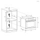 Candy Moderna F CT686X 70 L Acciaio inox 11