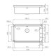 Foster 1491059 lavello Rettangolare Acciaio inox 3