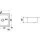 Schock Wave D100 SX Lavello montato su piano Rettangolare Acciaio inox 3