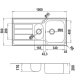 Schock Master D150 SX Lavello montato su piano Rettangolare Acciaio inox 3