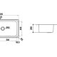 Schock Wave D100L DX Lavello montato su piano Rettangolare Acciaio inox 3
