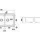 Schock Wave D200 DX Lavello montato su piano Rettangolare Acciaio inox 3