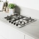 Candy CHG6BF4WEX Acciaio inox Da incasso 59 cm Gas 4 Fornello(i) 5